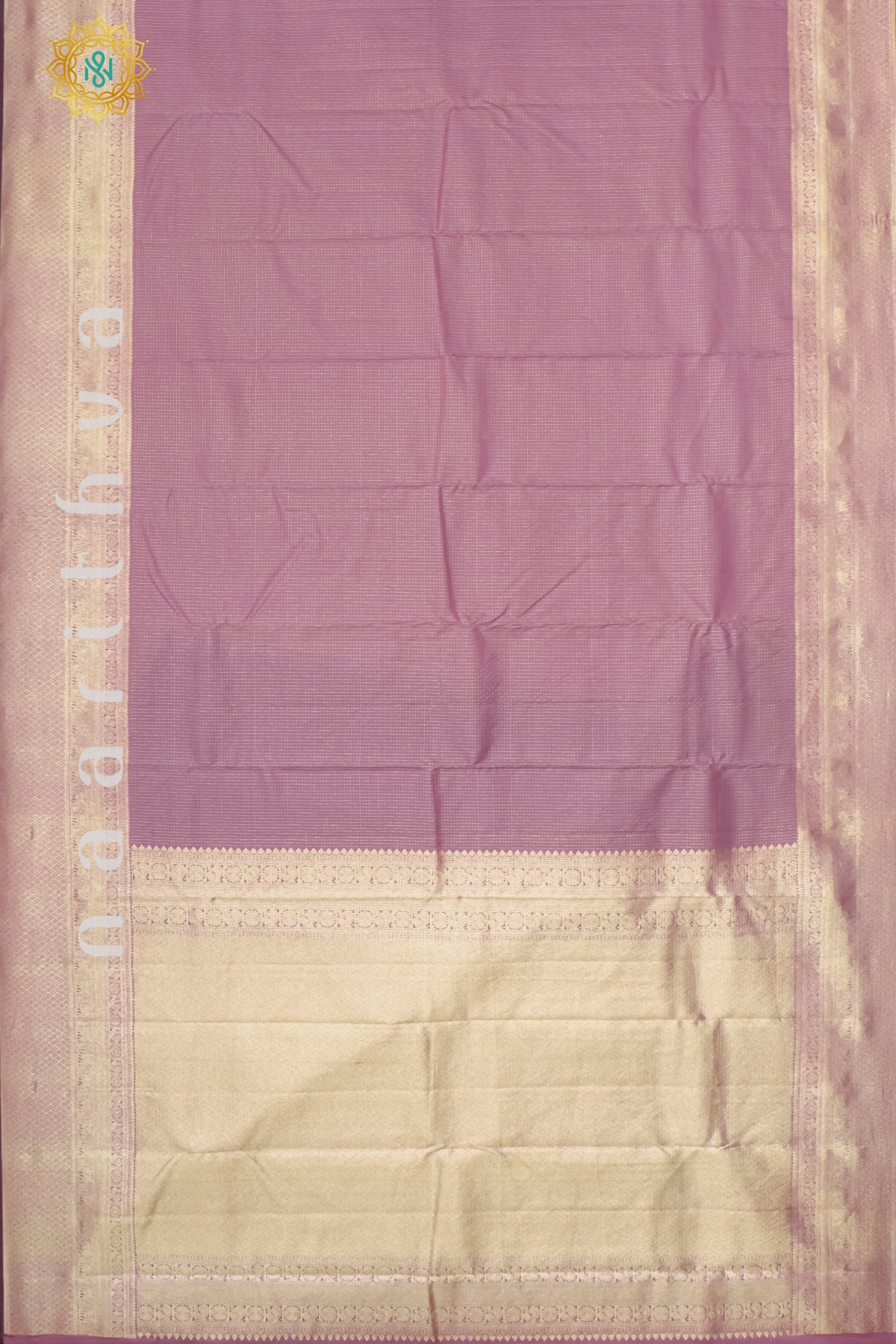 MAUVE WITH DEEP WINE - PURE KANJIVARAM SILK