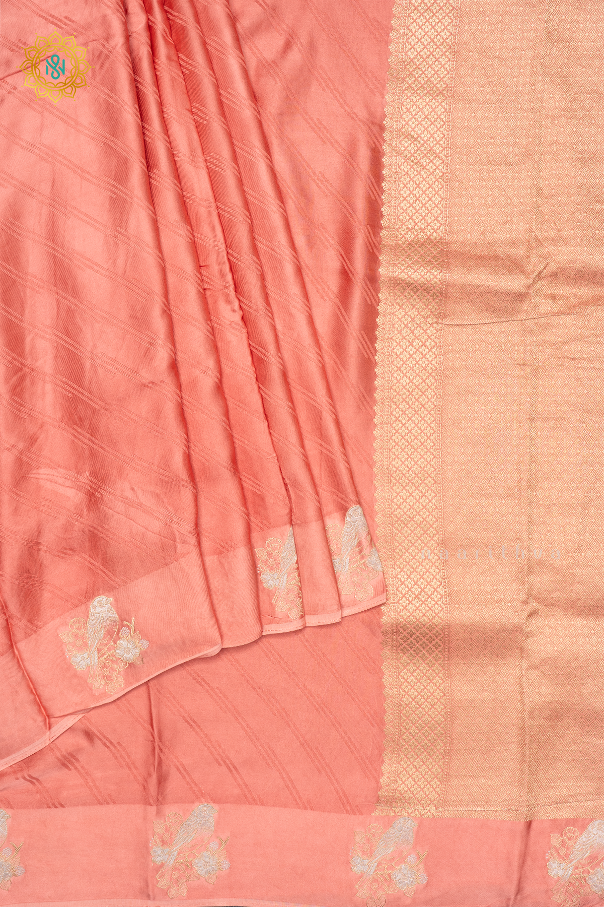 PEACH - MASHRU SATIN