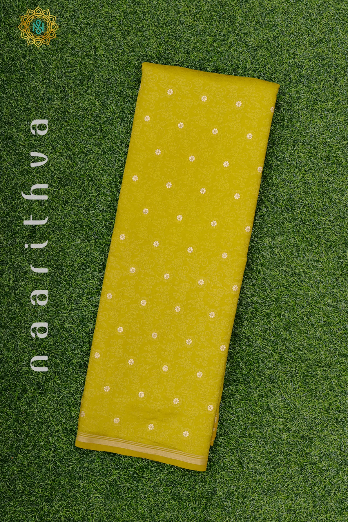 LEMON YELLOW - SEMI MYSORE CREPE SILK