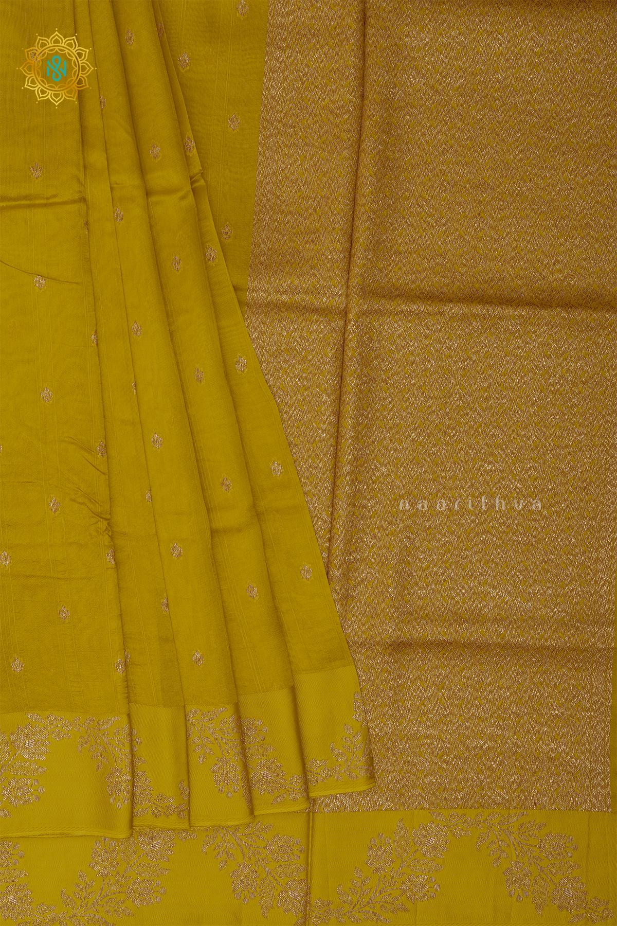 YELLOW - SEMI TUSSAR SILK