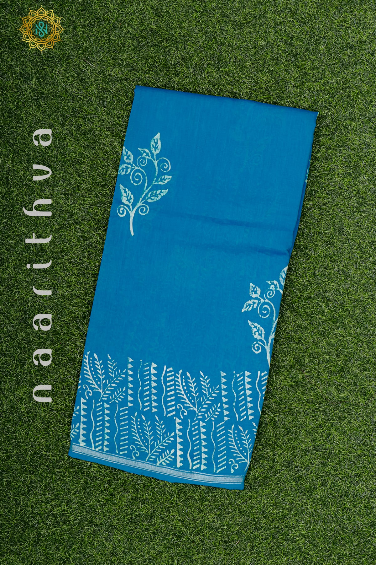 SKY BLUE - CHANDERI  COTTON