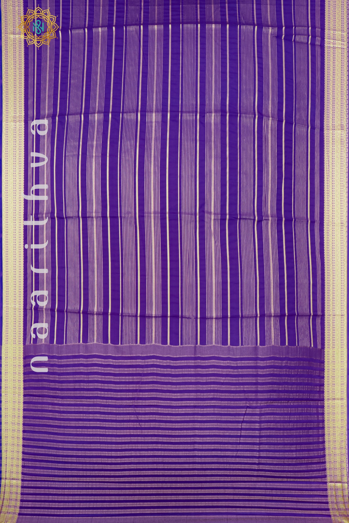 PURPLE - SEMI MYSORE CREPE SILK