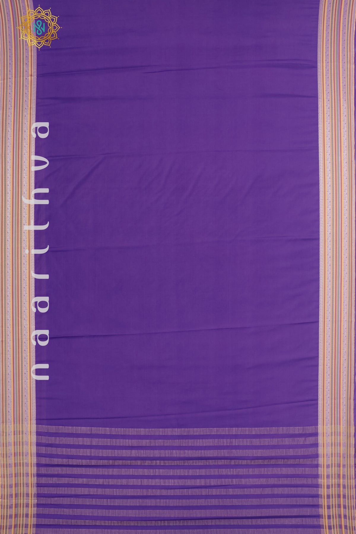 DARK LAVENDER - SEMI MYSORE CREPE SILK