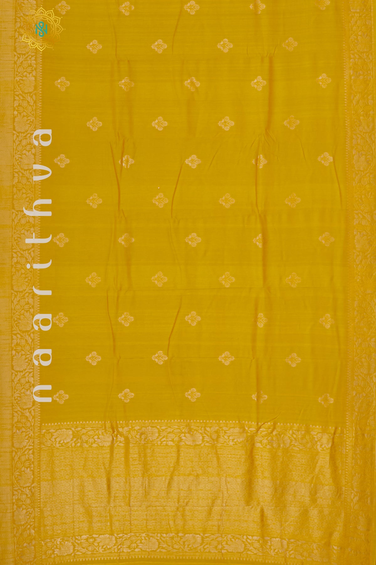 YELLOW - SEMI RAW SILK