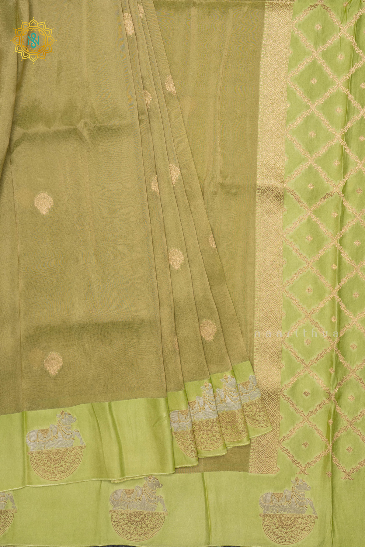 LIGHT GREEN - ORGANZA TISSUE
