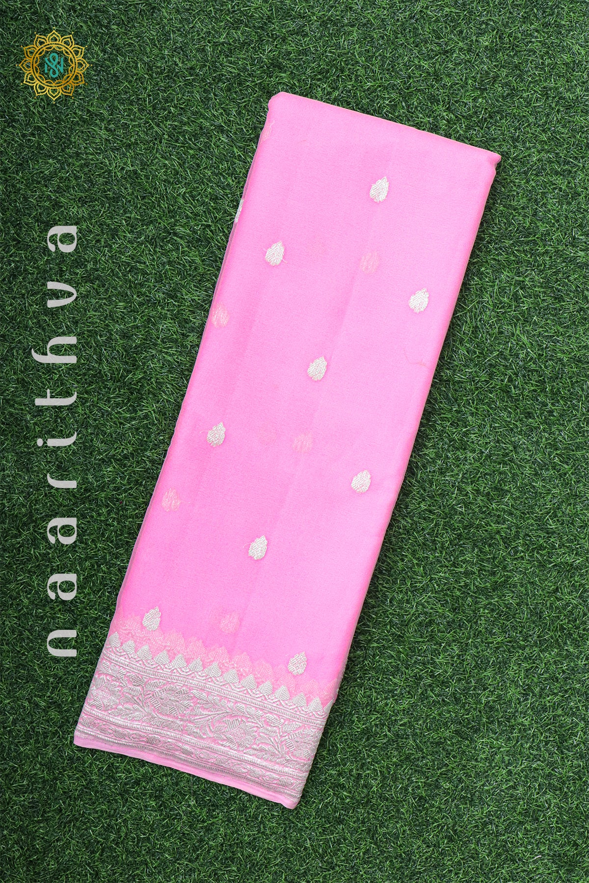 LIGHT PINK - PURE BANARASI CHIFFON