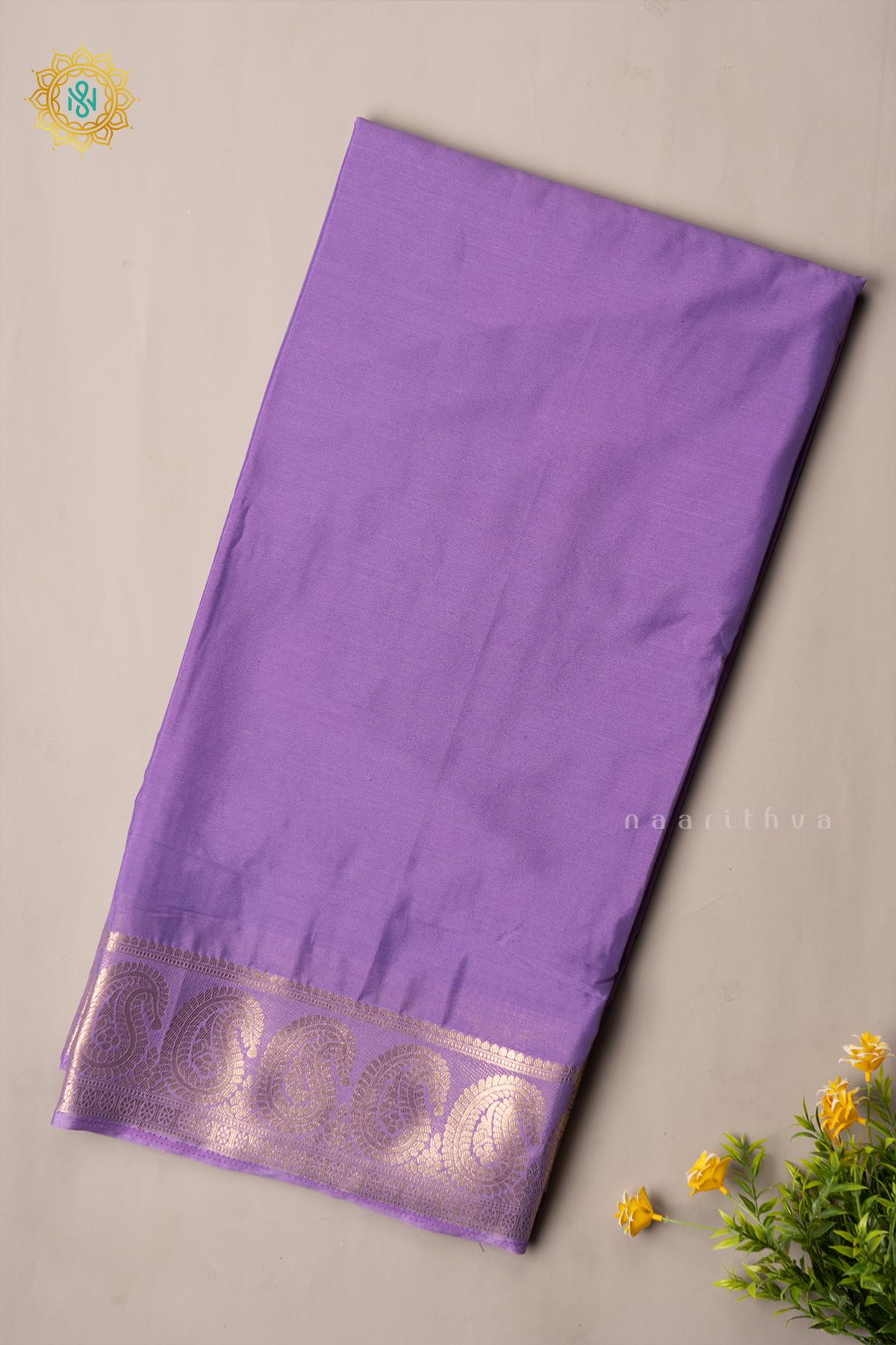 LAVENDER - SEMI MYSORE CREPE SILK