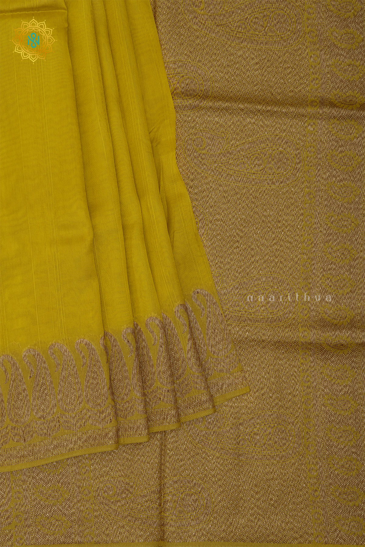 YELLOW - SEMI TUSSAR SILK