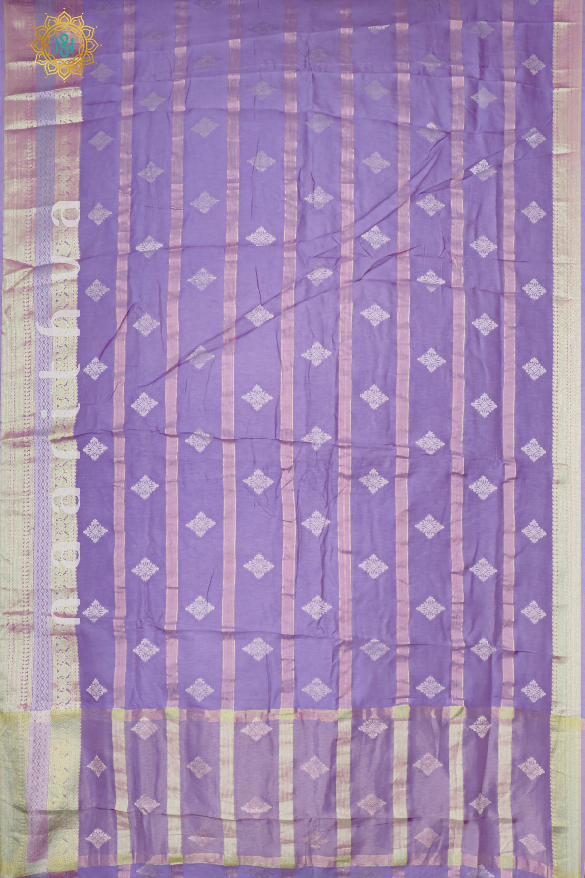 LAVENDER WITH PURPLE - DOLA SILK