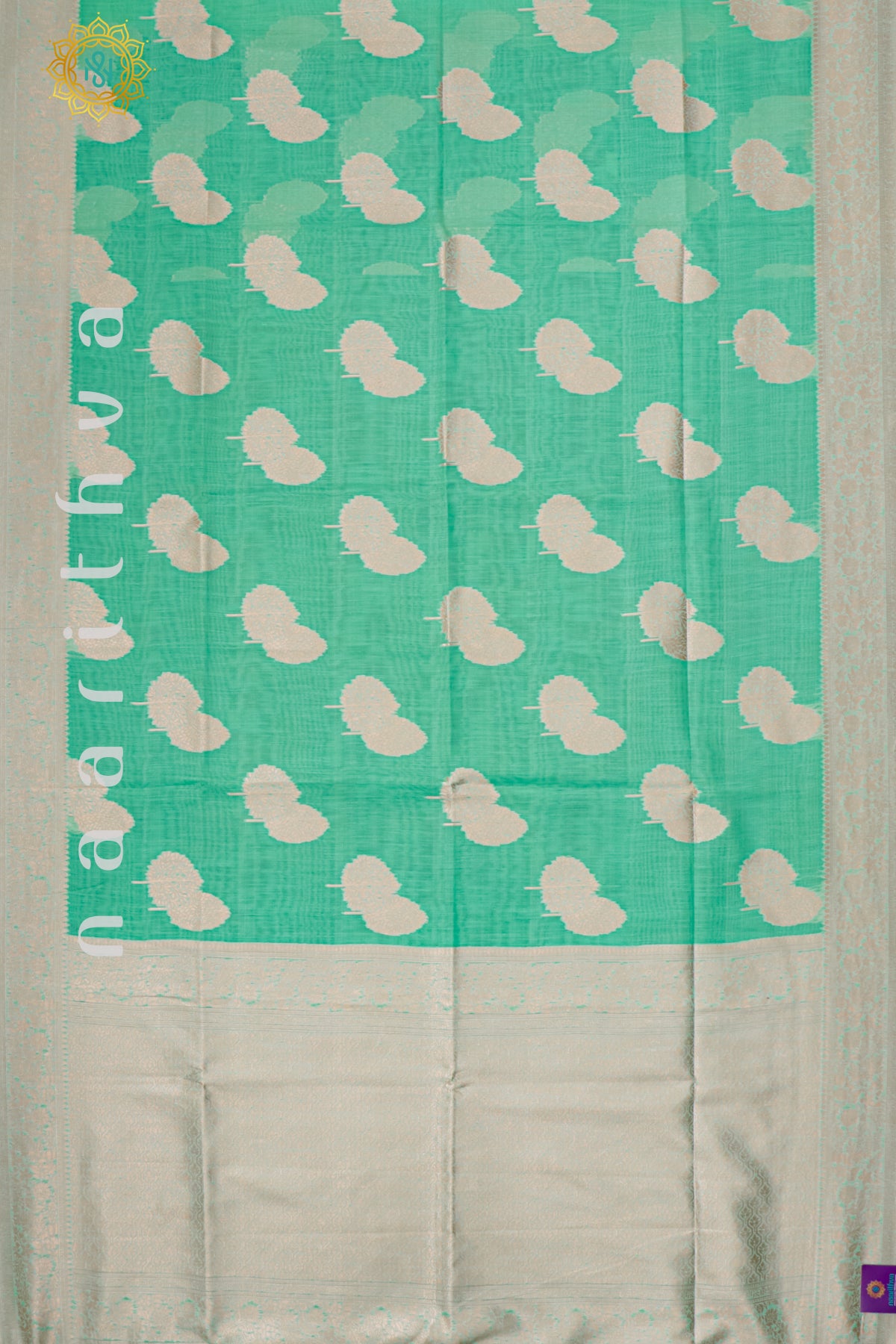 AQUA GREEN - SILK COTTON