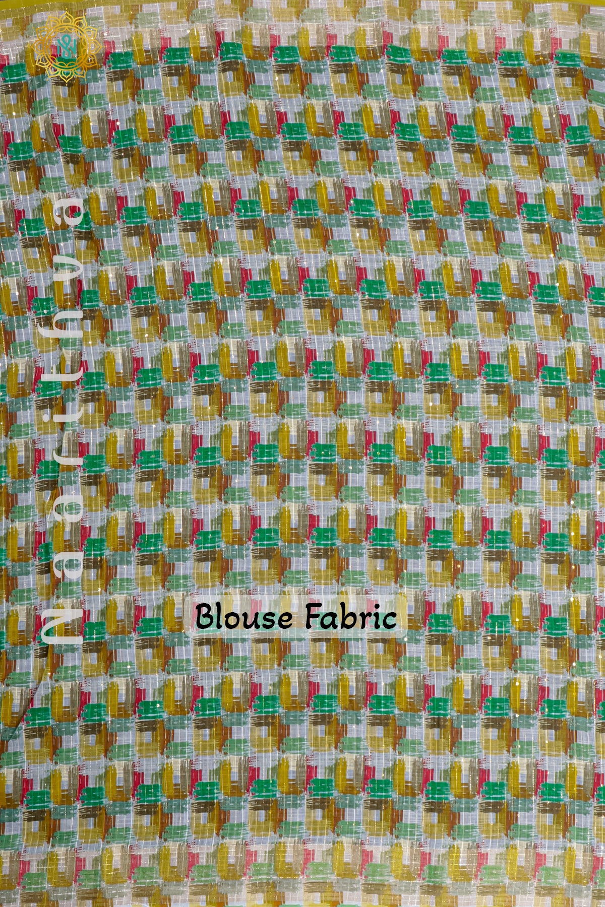 MULTI COLOUR - LINEN BLEND WITH SEQUINS WORK