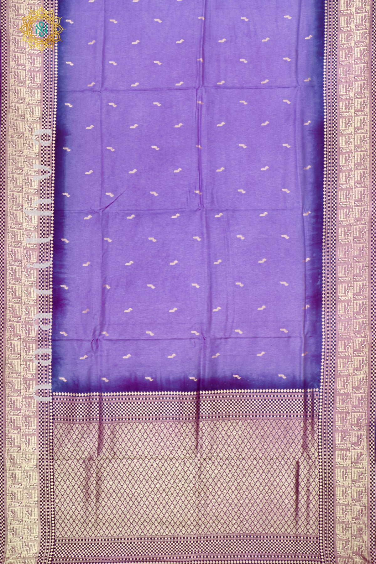 LAVENDER WITH PURPLE - DOLA SILK