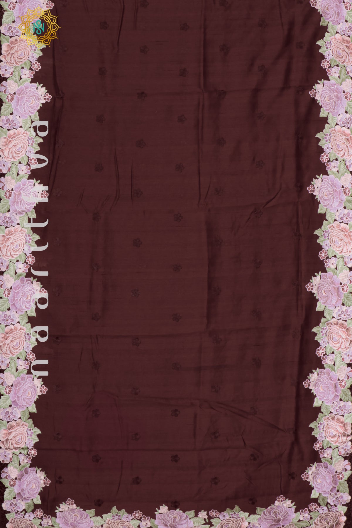 MAROON - TUSSAR SILK