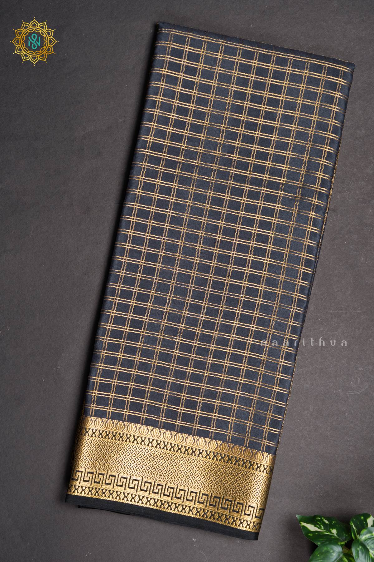 ELEPHANT GREY - PURE MYSORE CREPE SILK