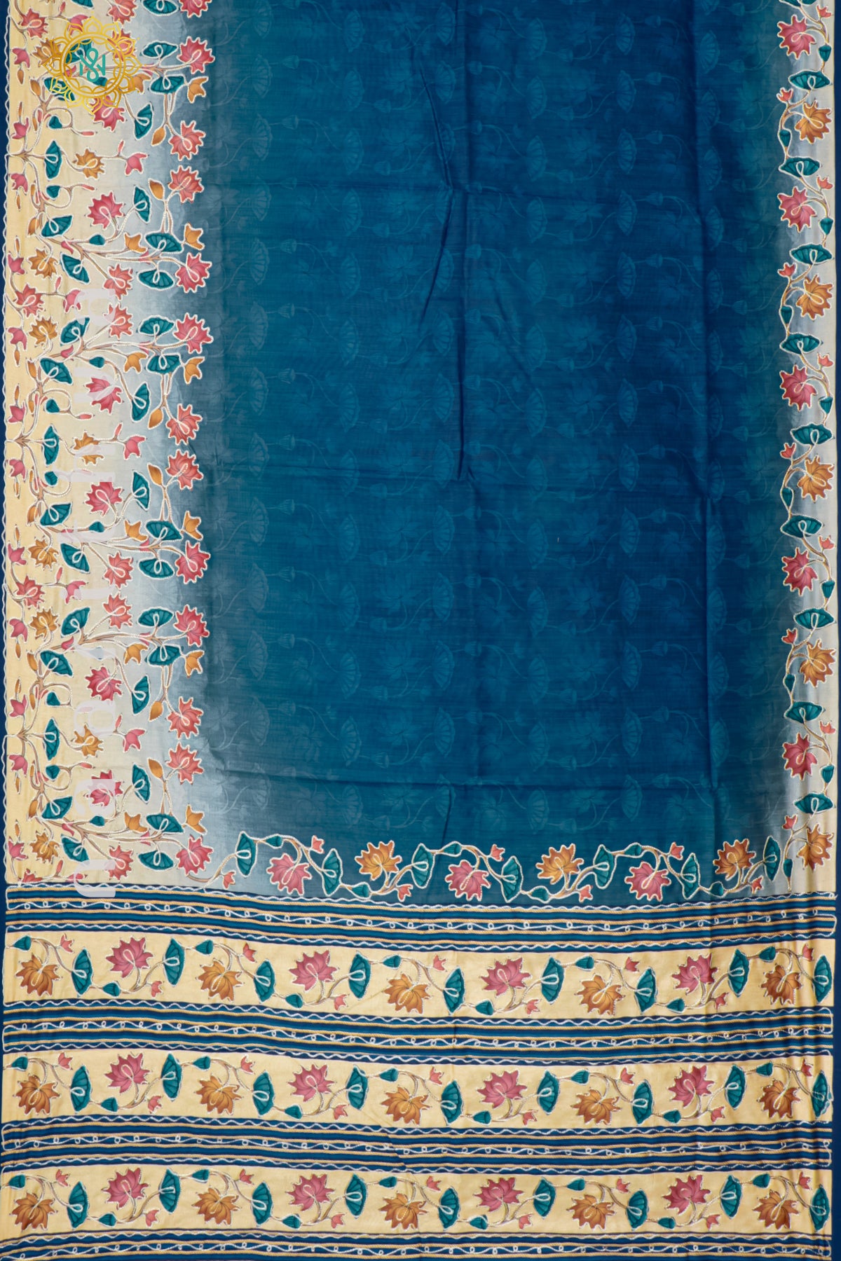 BLUE - CHANDERI SILK COTTON