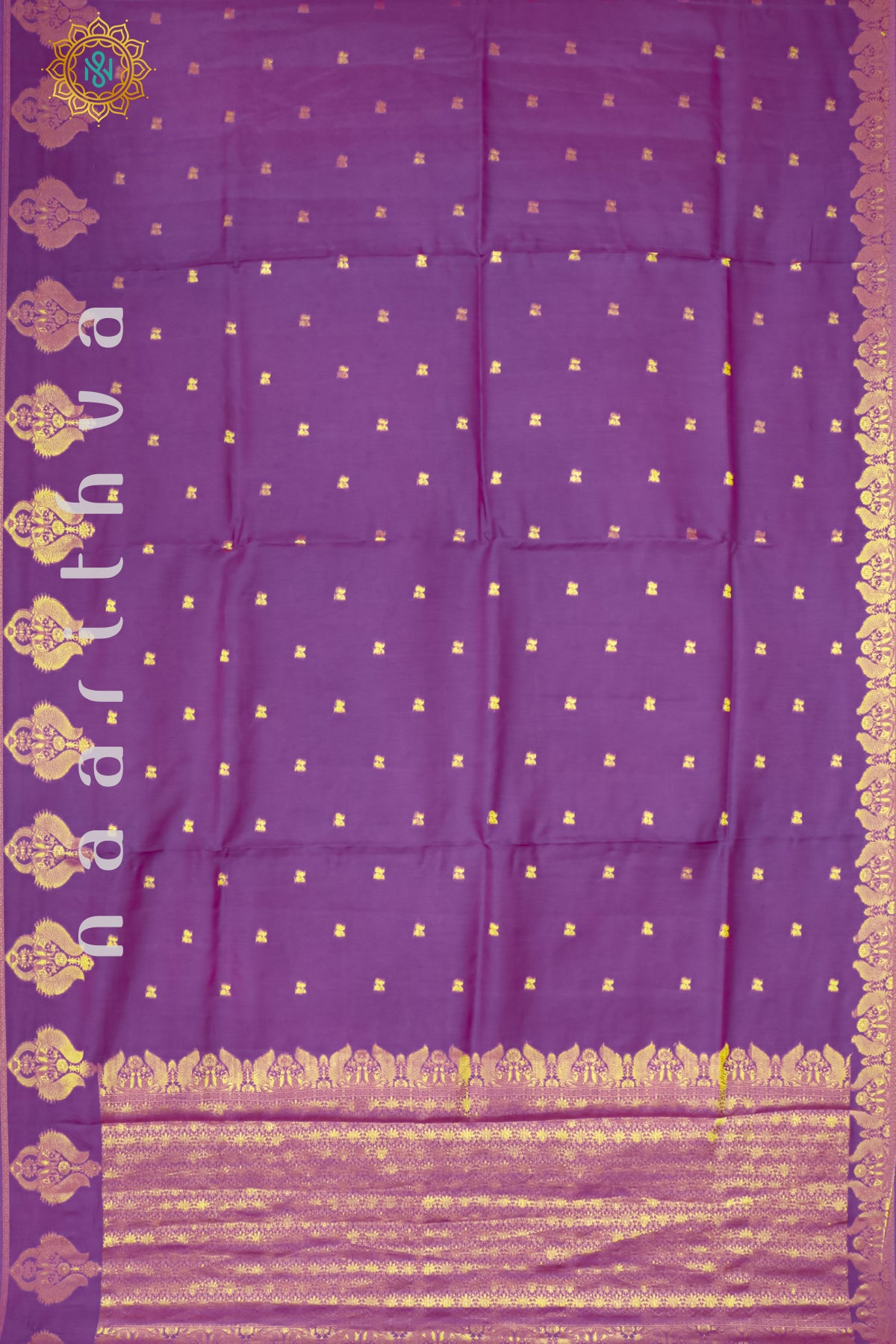 LAVENDER WITH PURPLE - DOLA SILK