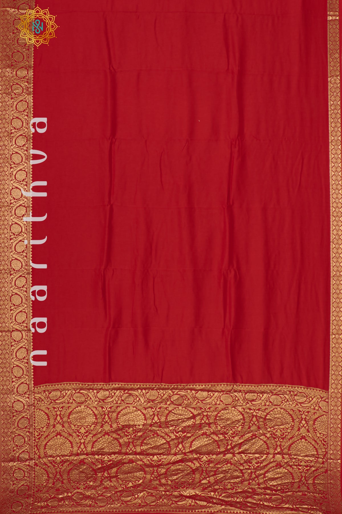 RED - SEMI CREPE SILK