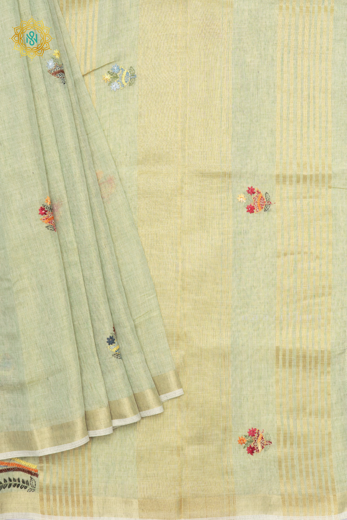 GREEN - LINEN TISSUE