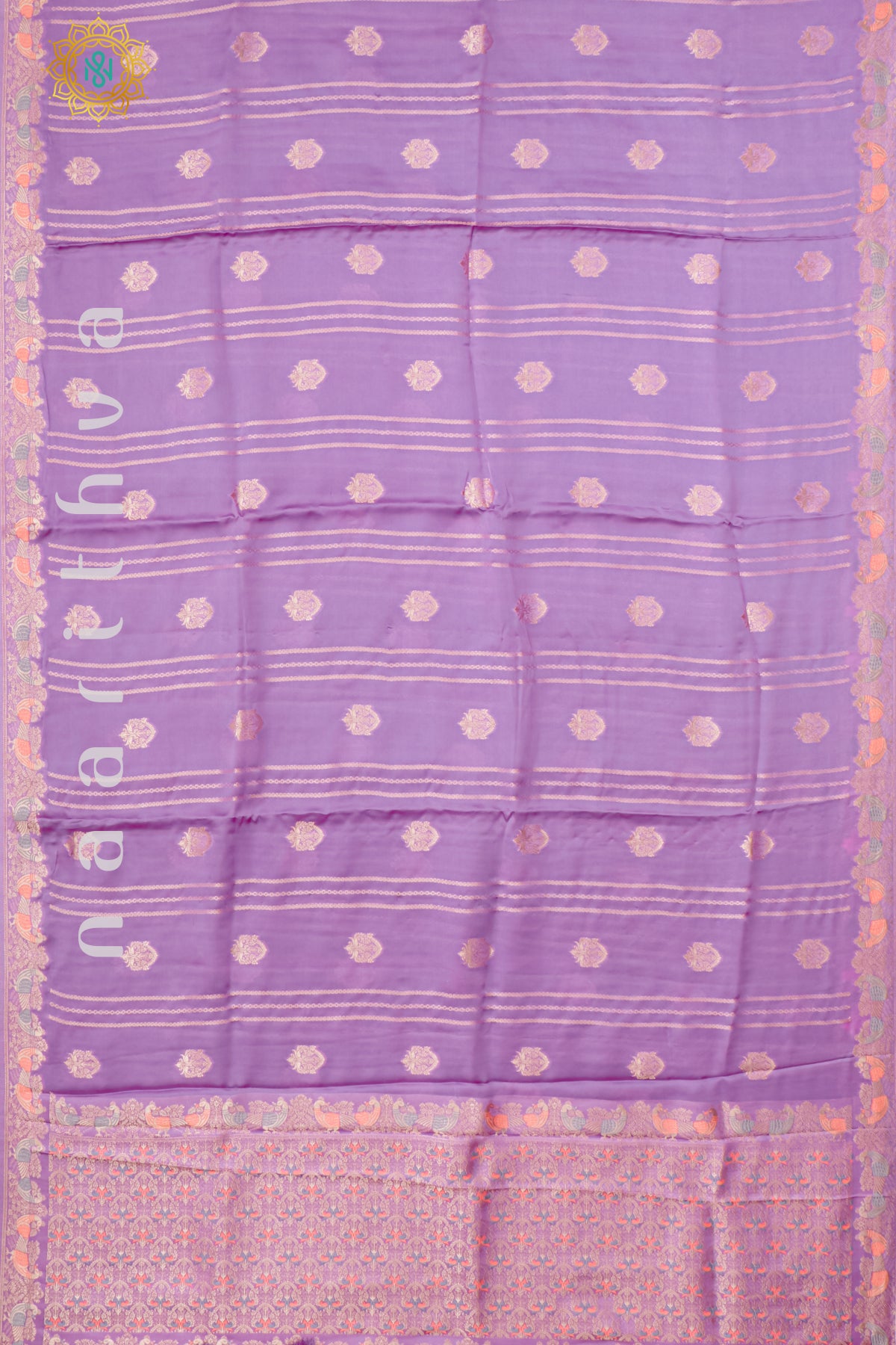 PINKISH LAVENDER - BANARASI SATIN