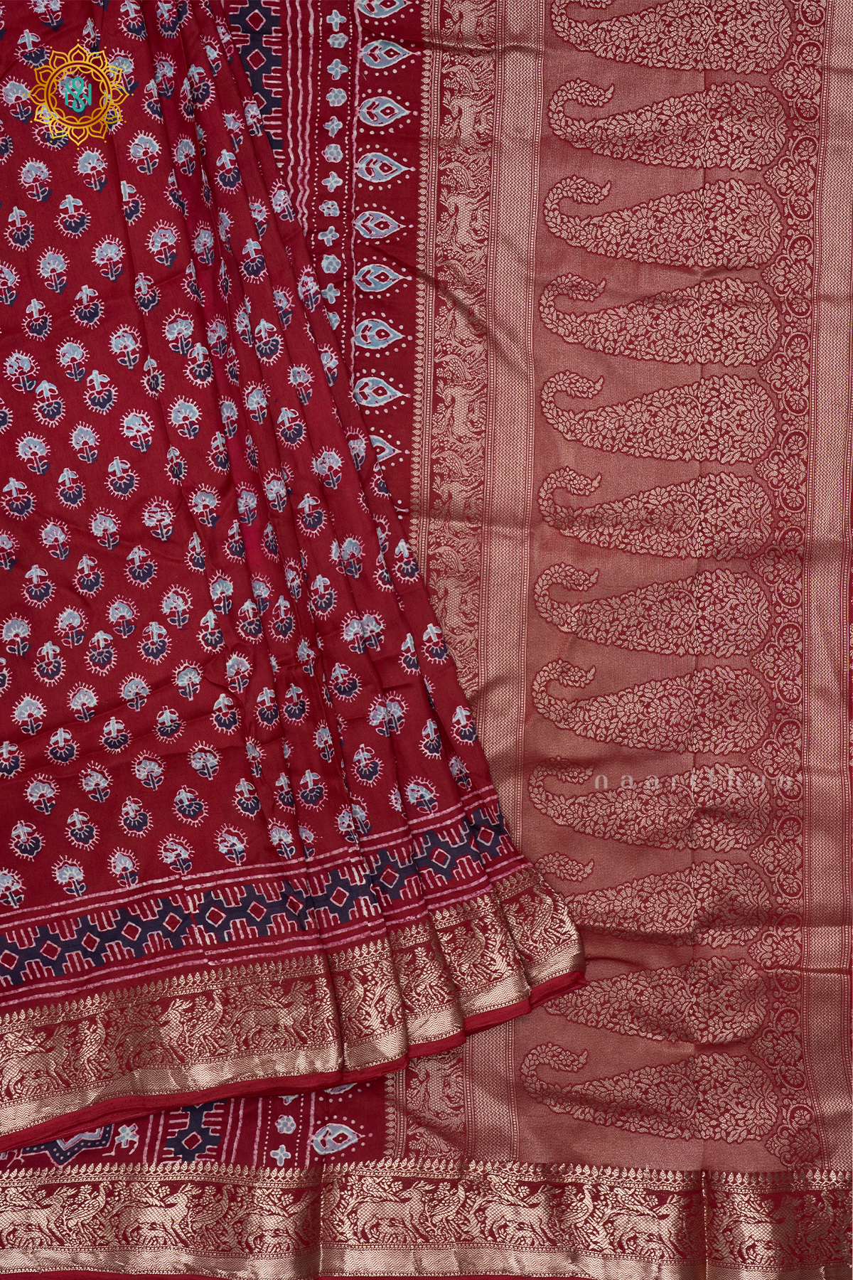MAROON - DOLA SILK