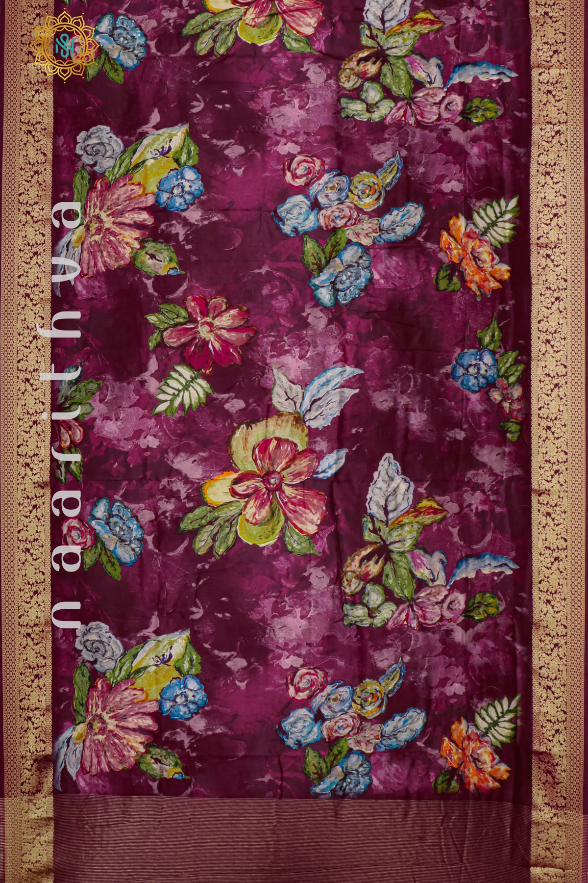 MAGENTA - SEMI CREPE SILK