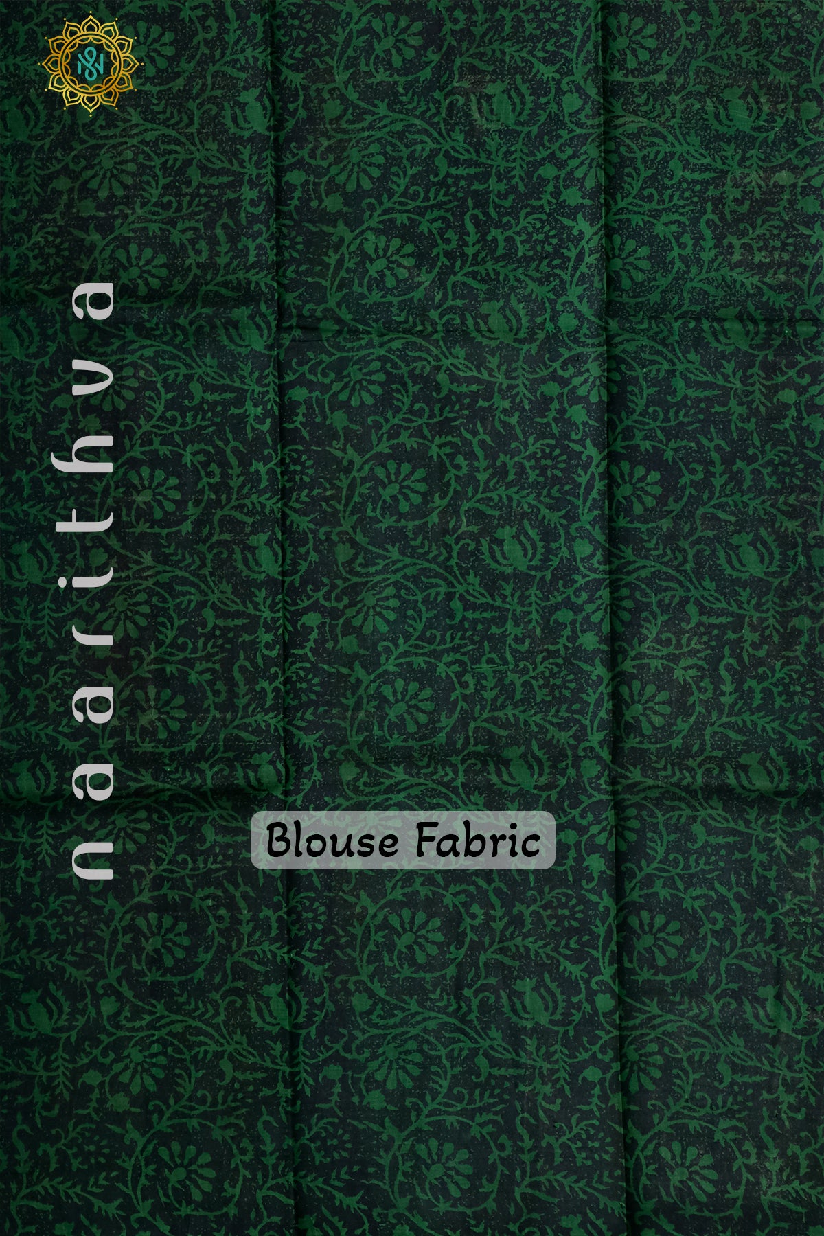 BIEGE WITH BROWN & GREEN - PURE MULBERRY SILK WITH DIGITAL PRINT