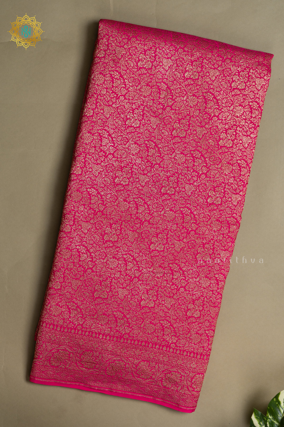 PINK - PURE BANARASI CREPE