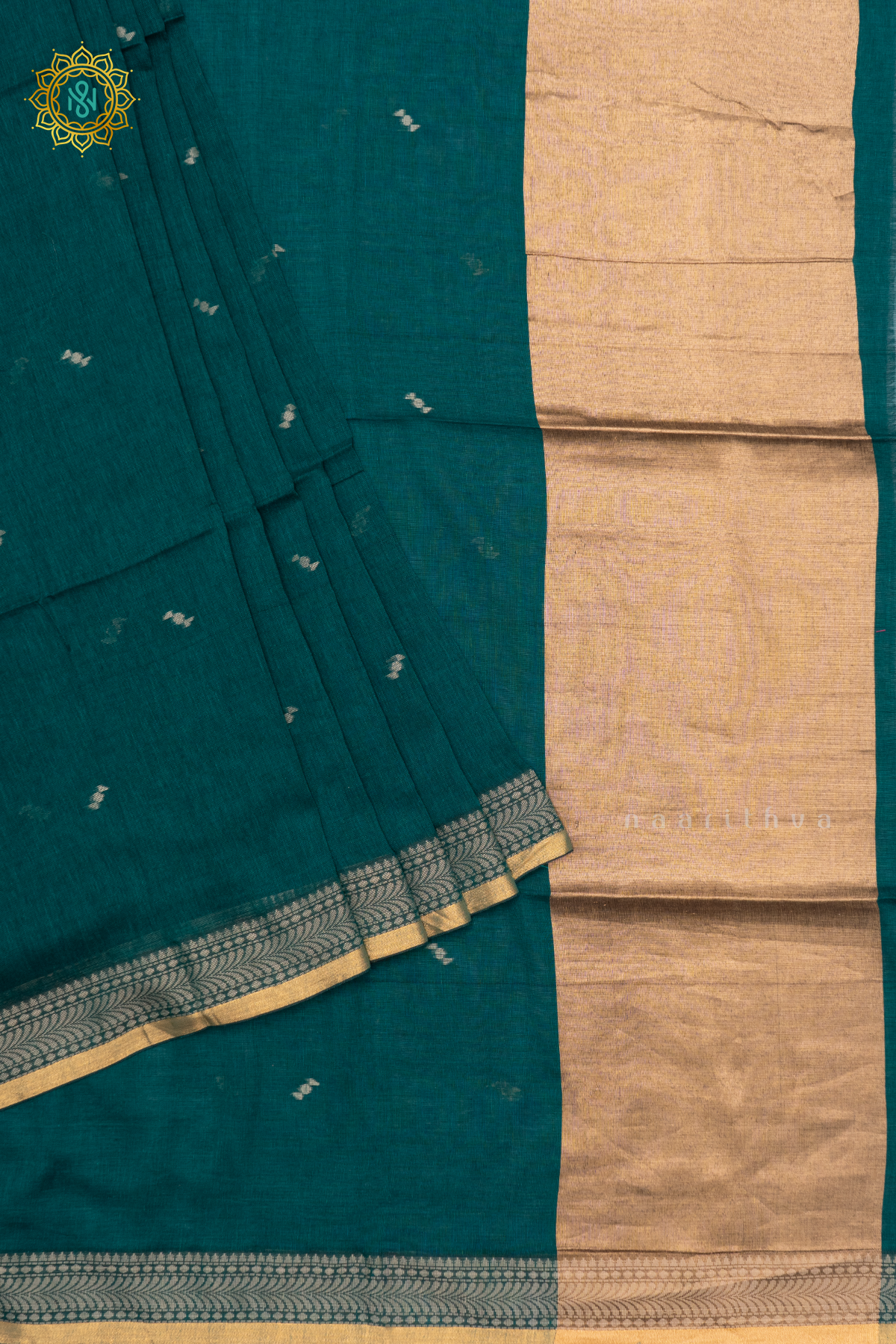 CYAN GREEN - MUL COTTON