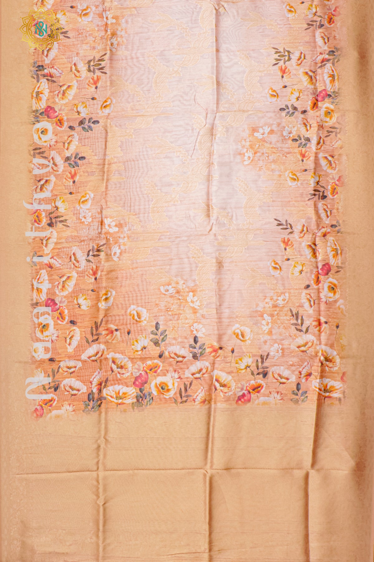 ORANGE - CHANDERI SILK COTTON