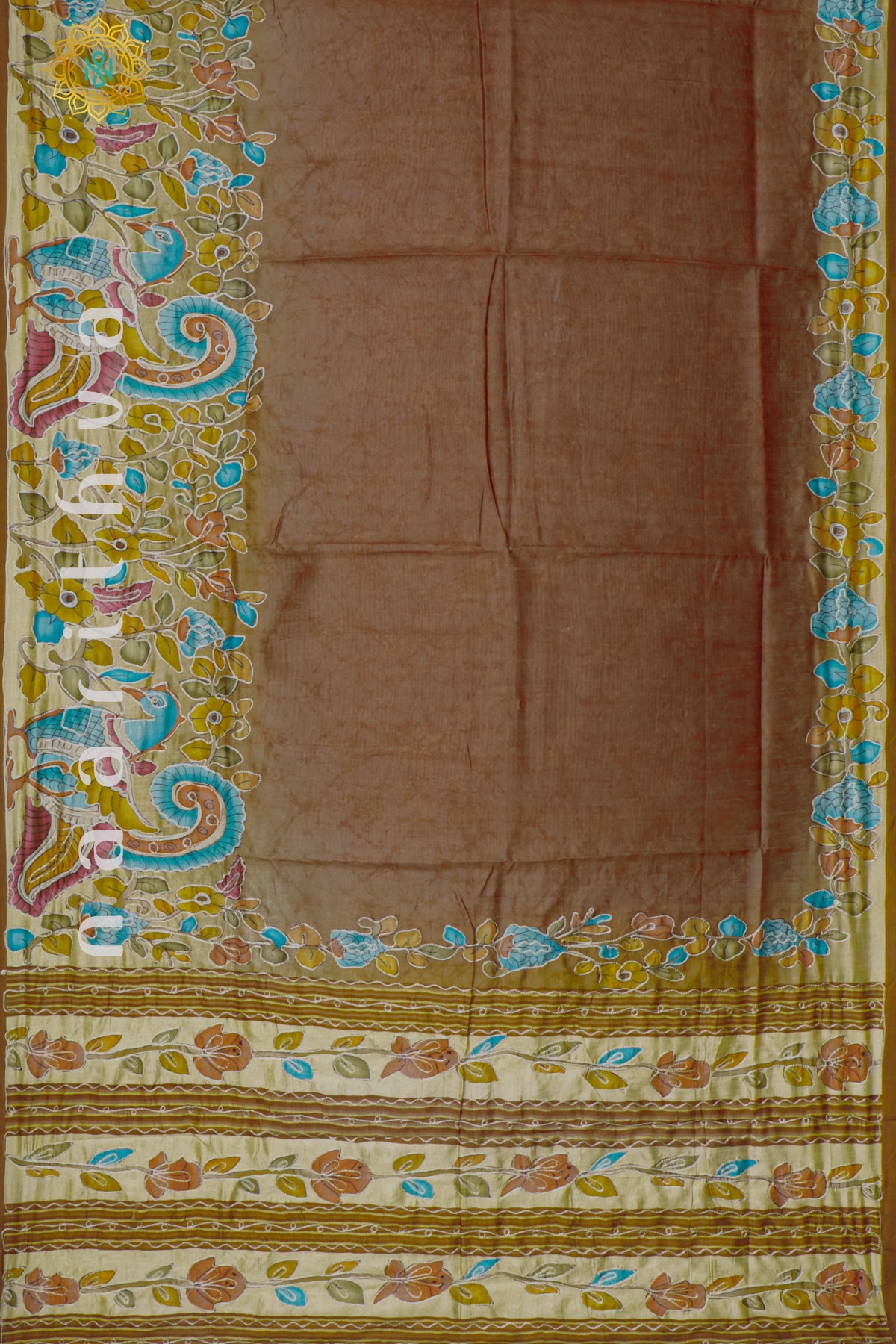 BROWN - CHANDERI SILK COTTON