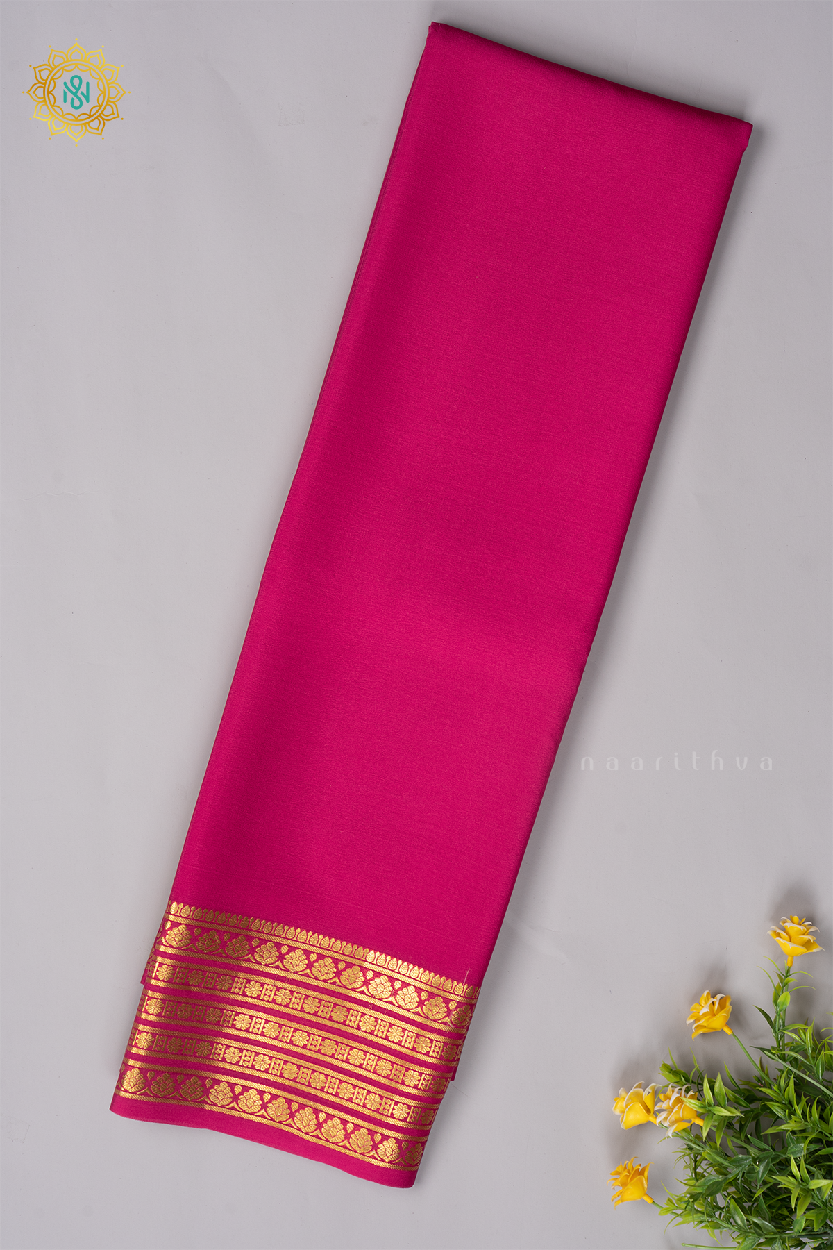 PINK - PURE MYSORE CREPE SILK