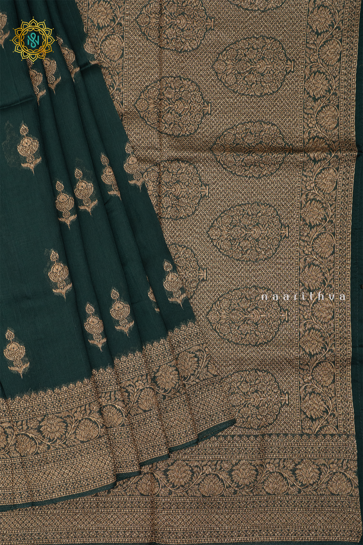 GREEN - SEMI TUSSAR SILK