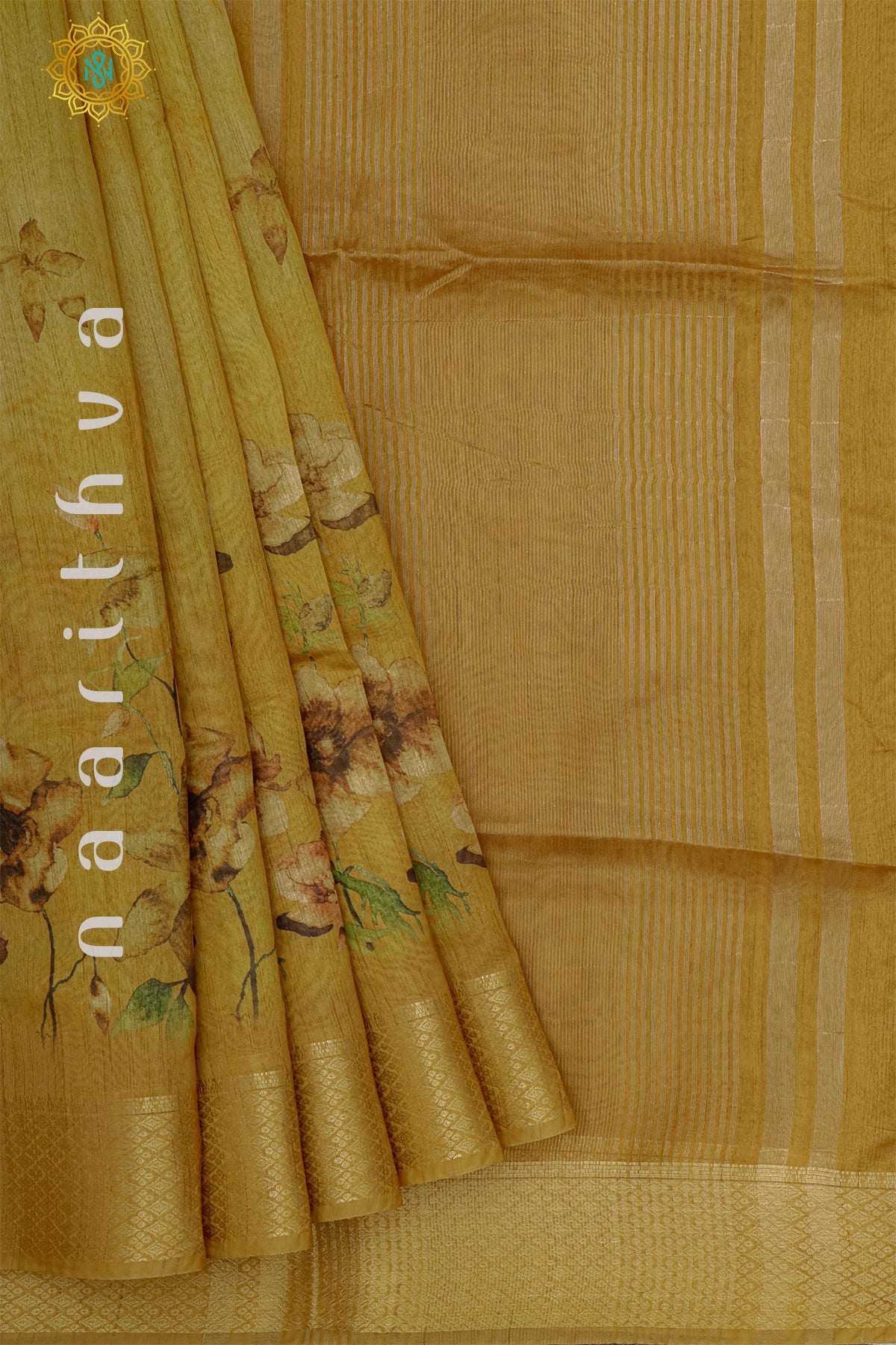 MUSTARD - SEMI TUSSAR SILK