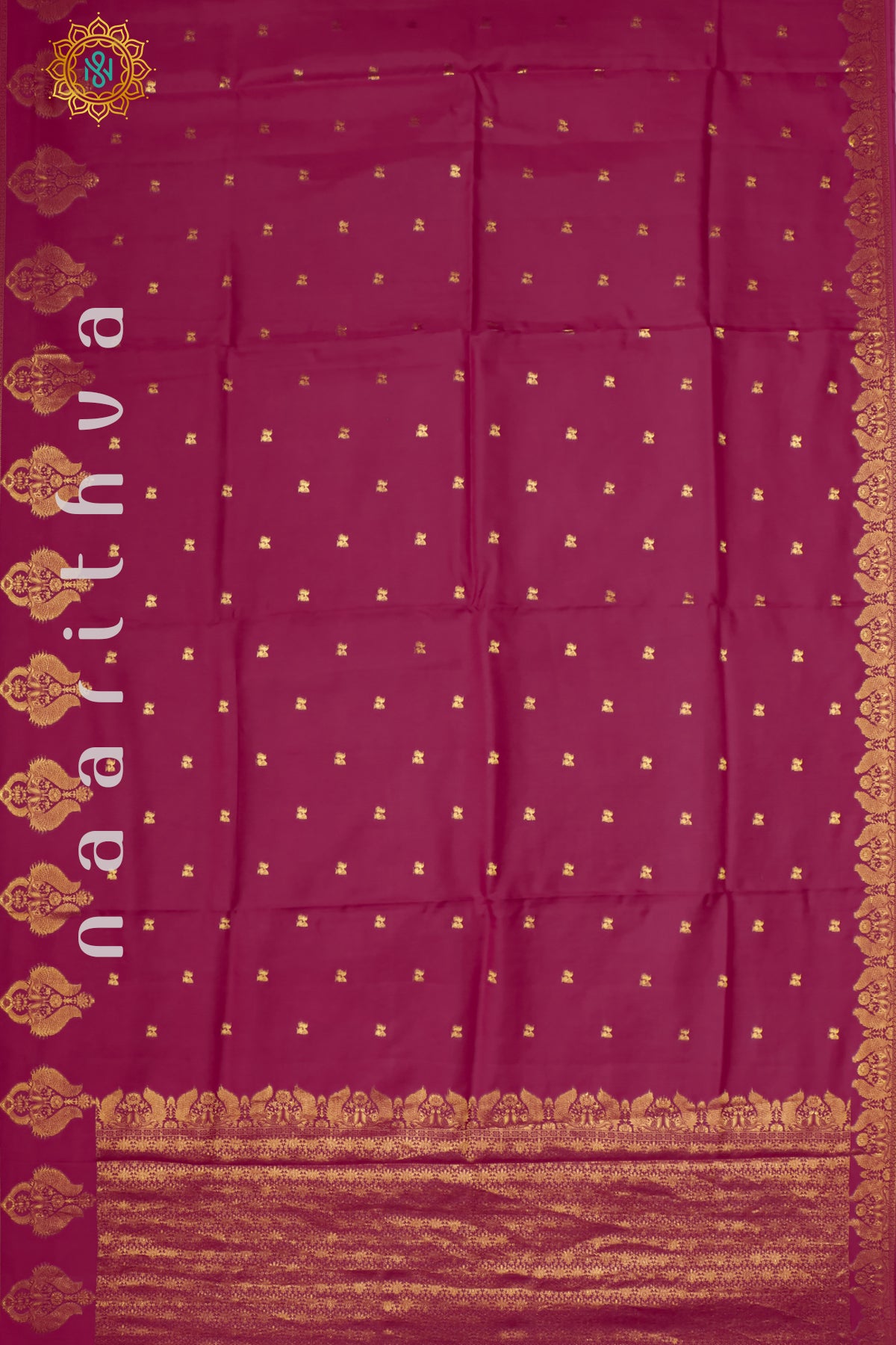 RANI PINK WITH PURPLE - DOLA SILK