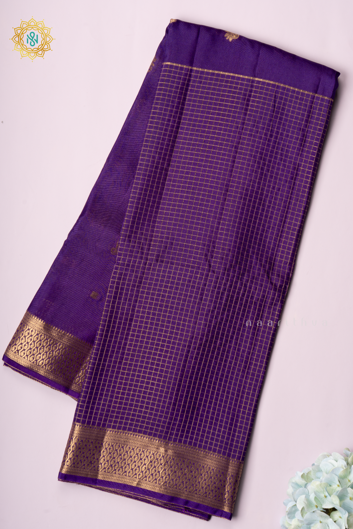 PURPLE - SEMI CREPE SILK