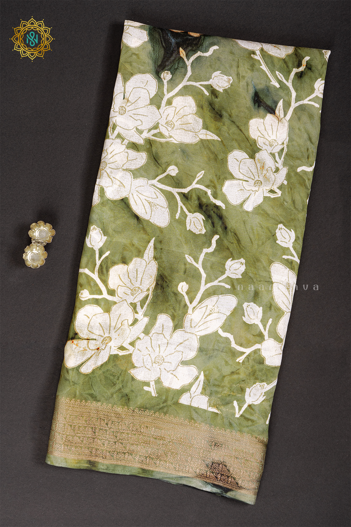 GREEN - SEMI GEORGETTE