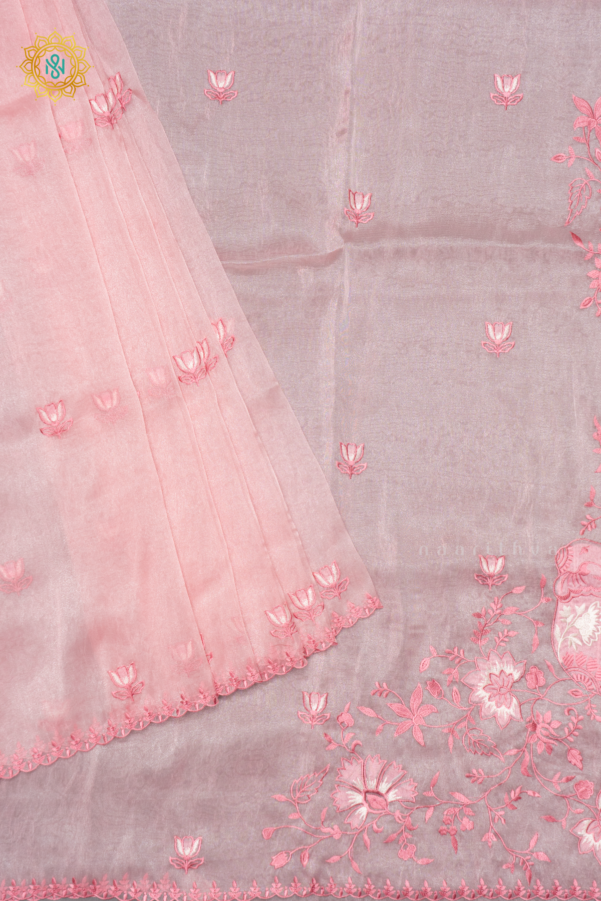 LIGHT PINK - TISSUE ORGANZA