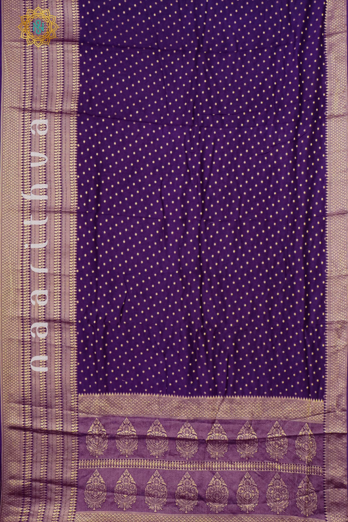 PURPLE WITH YELLOW - DOLA SILK