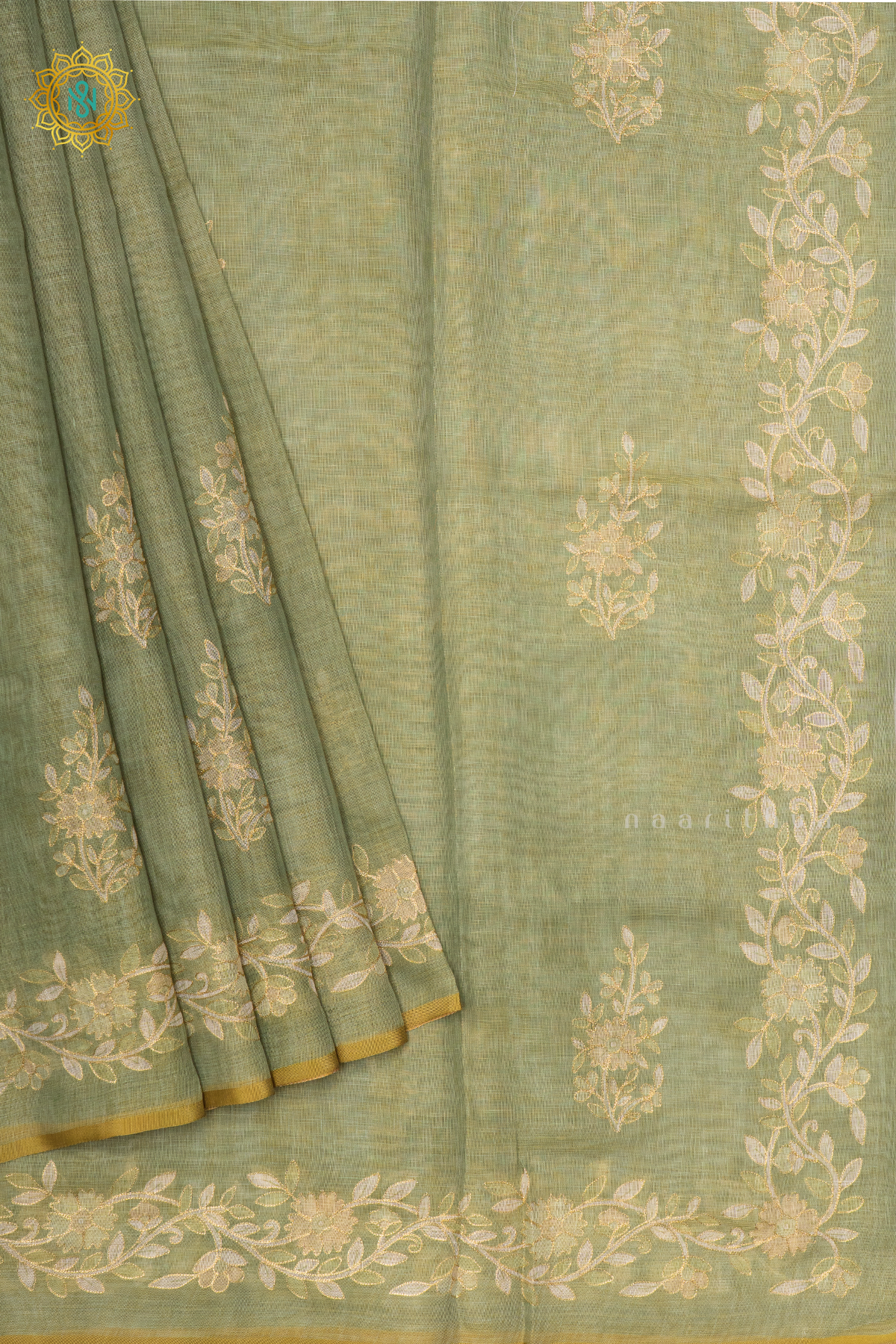 GREEN - LINEN TISSUE