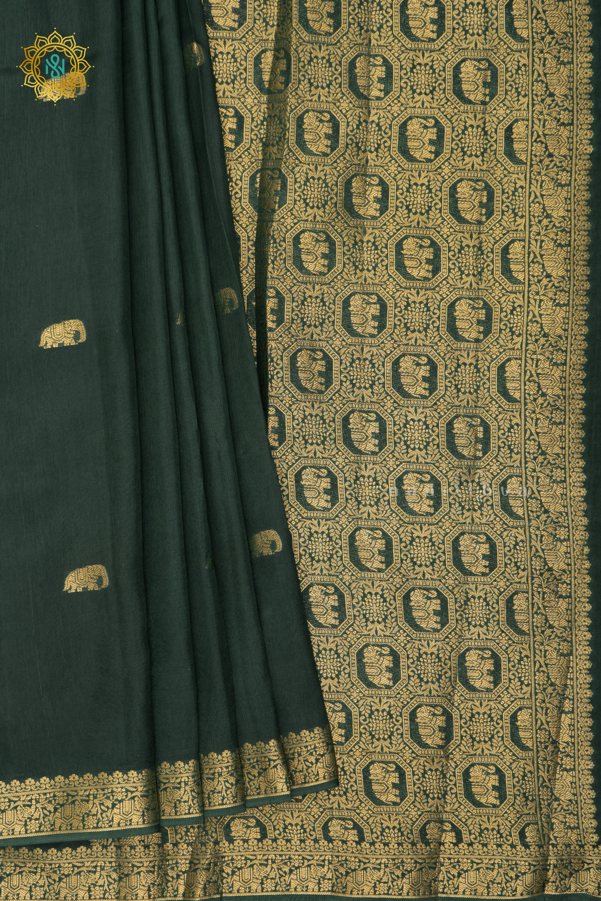BOTTLE GREEN - DOLA SILK