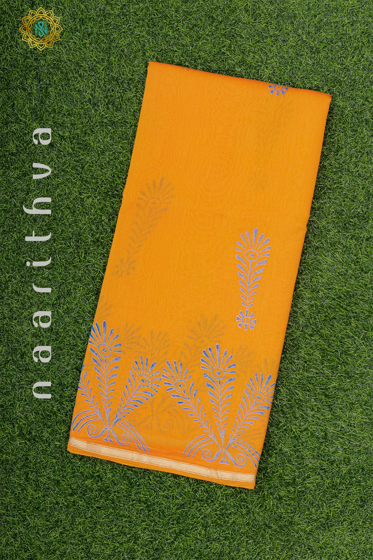 YELLOW - CHANDERI COTTON