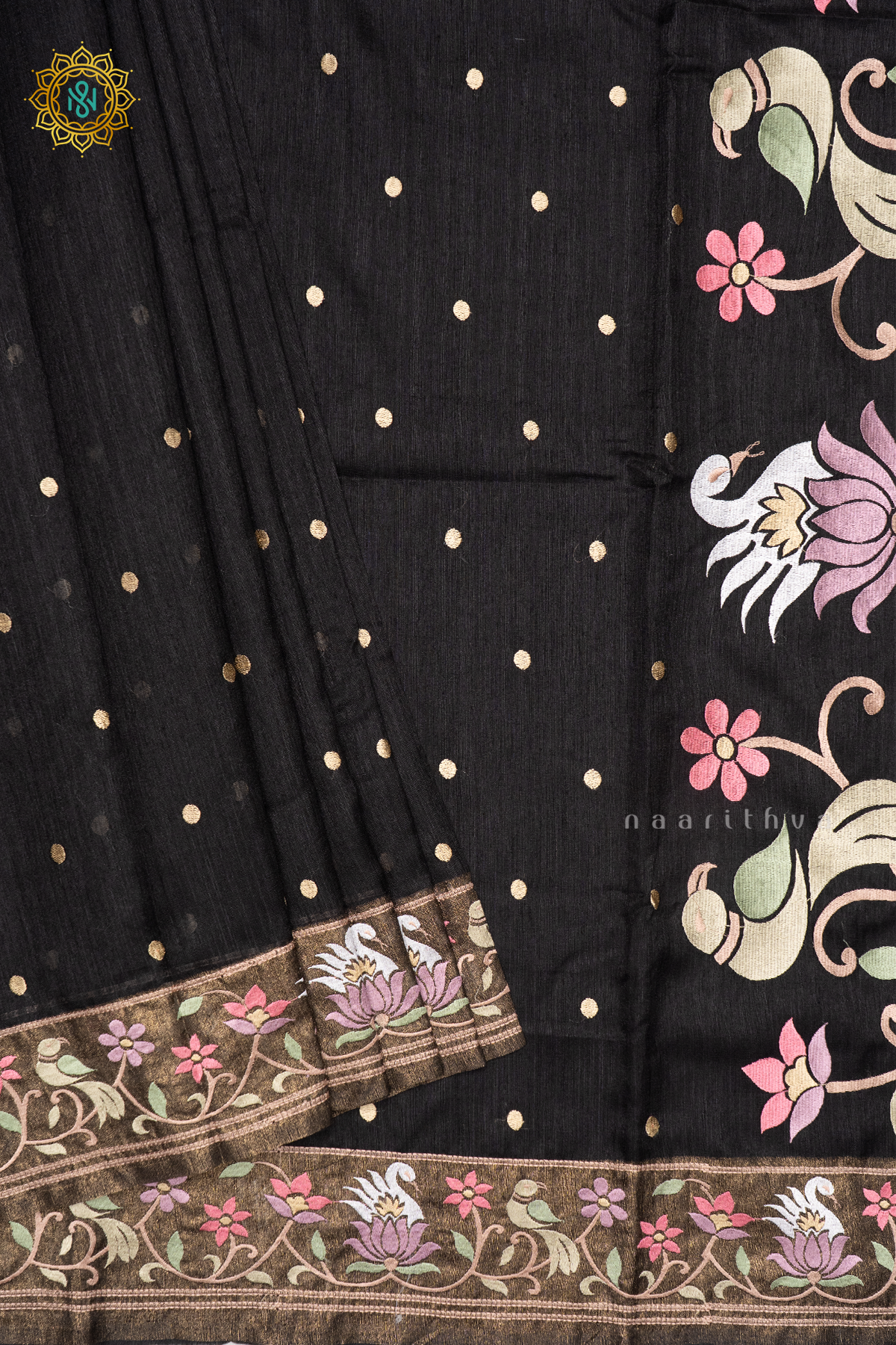 BLACK - JUTE COTTON
