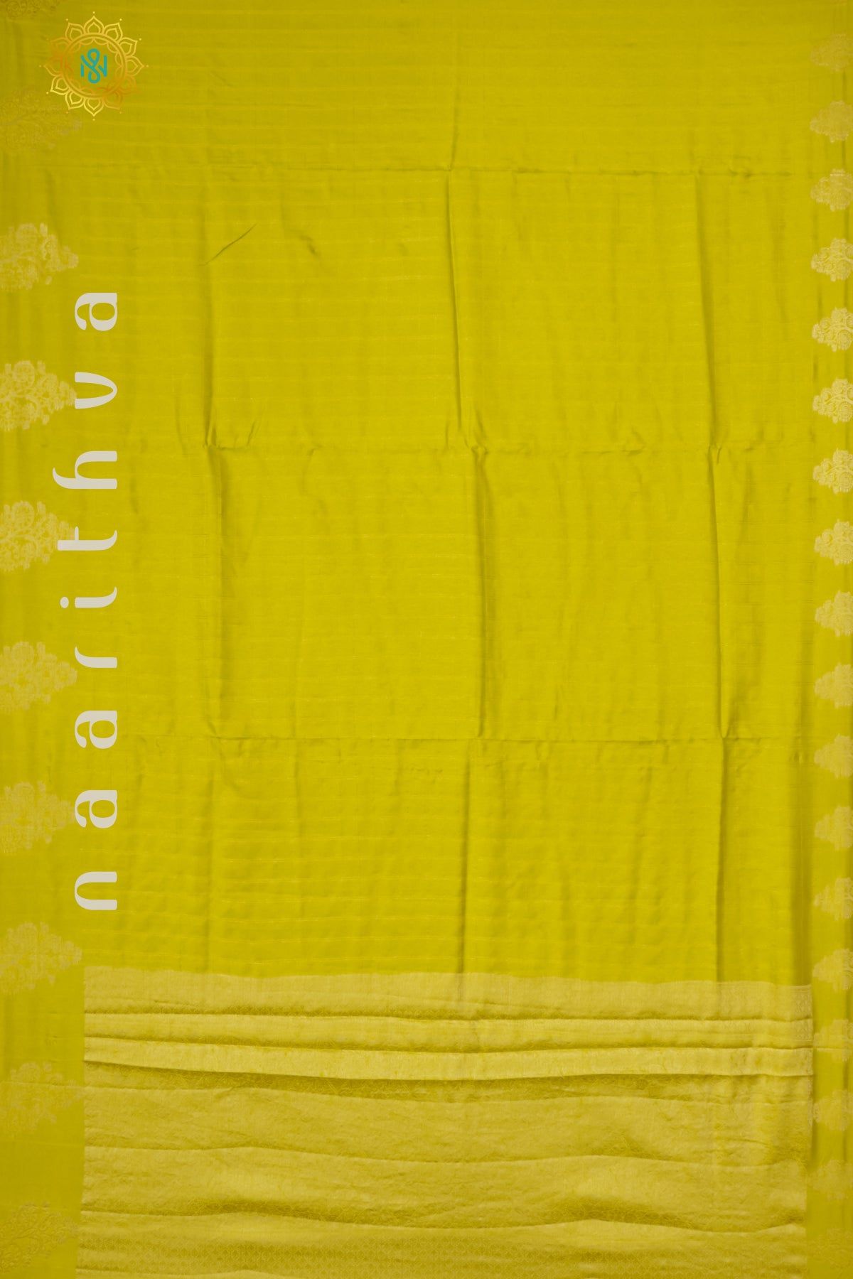 LEMON YELLOW WITH PURPLE - DOLA SILK