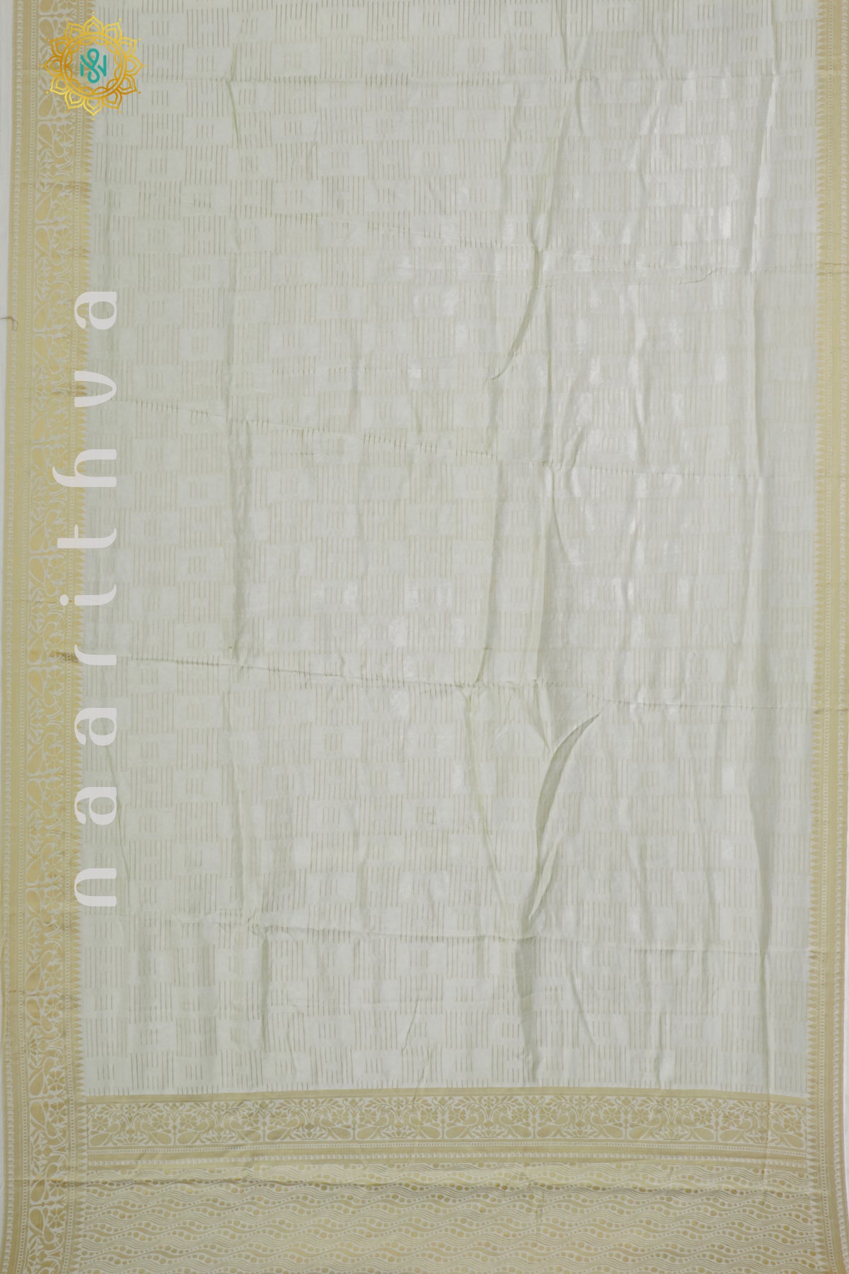 WHITE WITH PURPLE - DOLA SILK