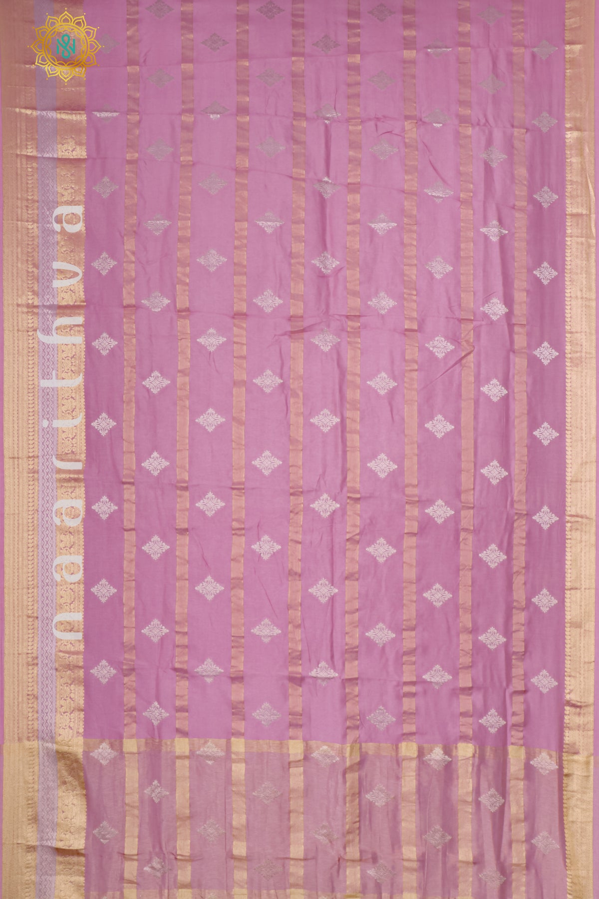 LIGHT PINK WITH WINE - DOLA SILK