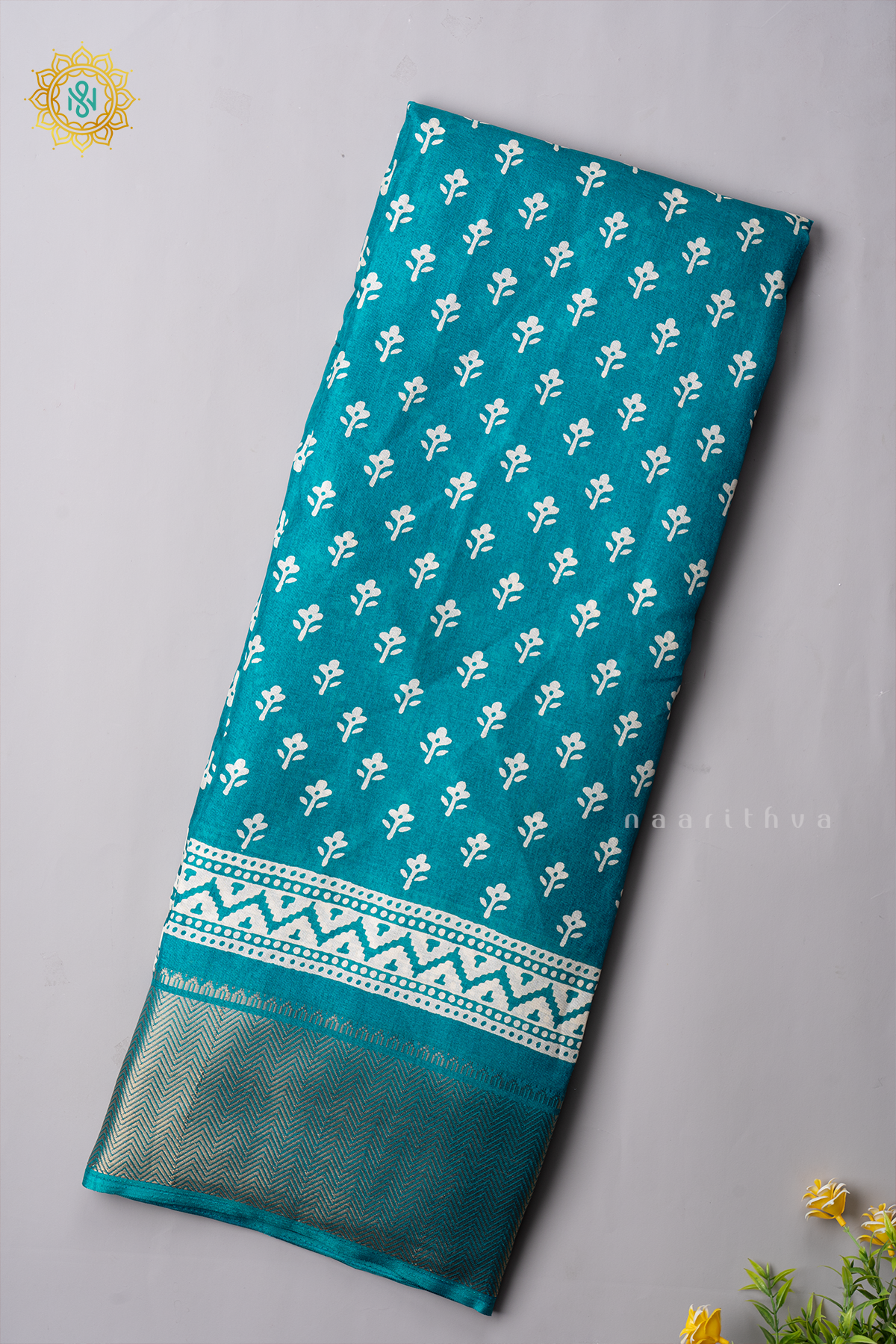 AQUA GREEN- DOLA SILK