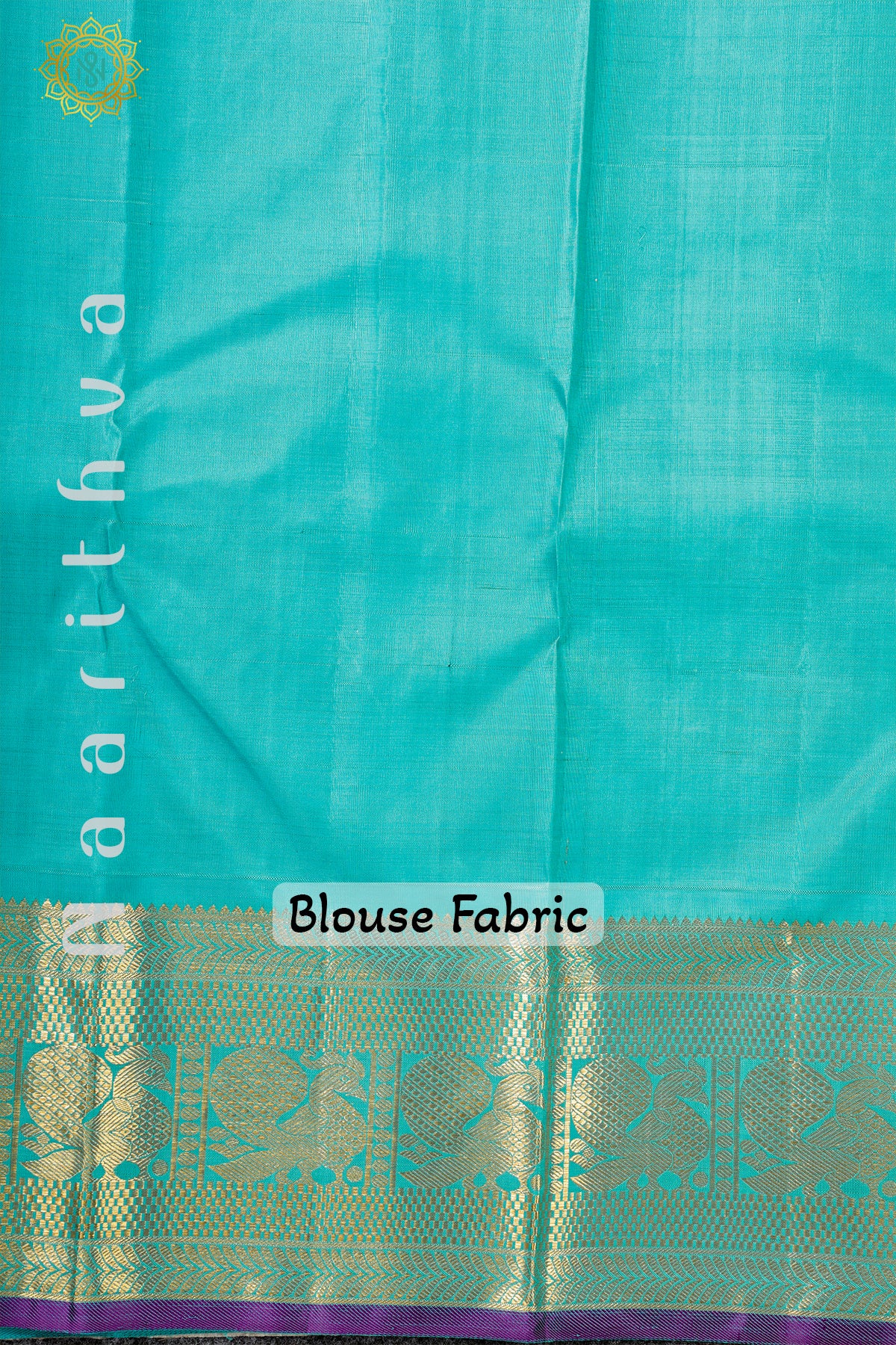 YELLOW WITH BLUE - PURE KANJIVARAM SILK