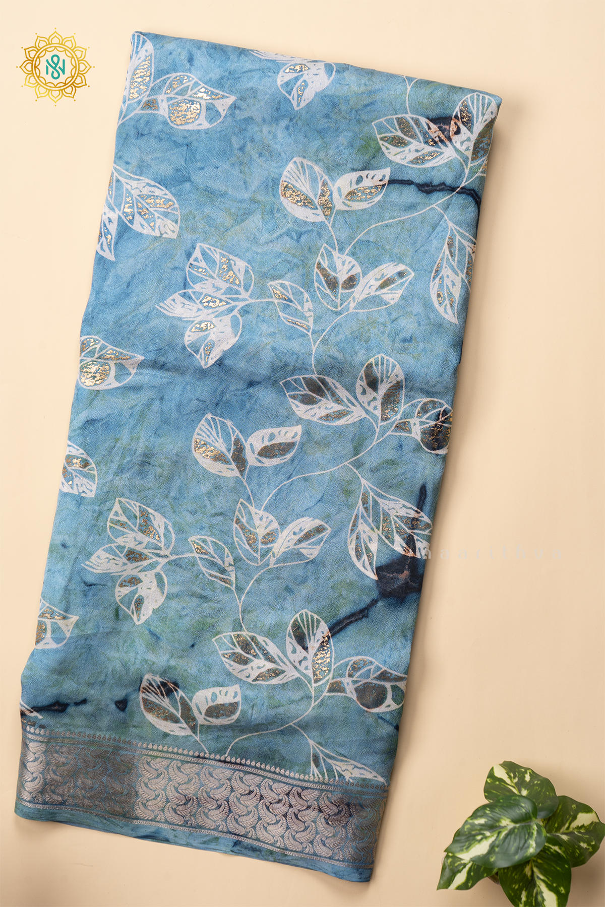 SKY BLUE - SEMI GEORGETTE