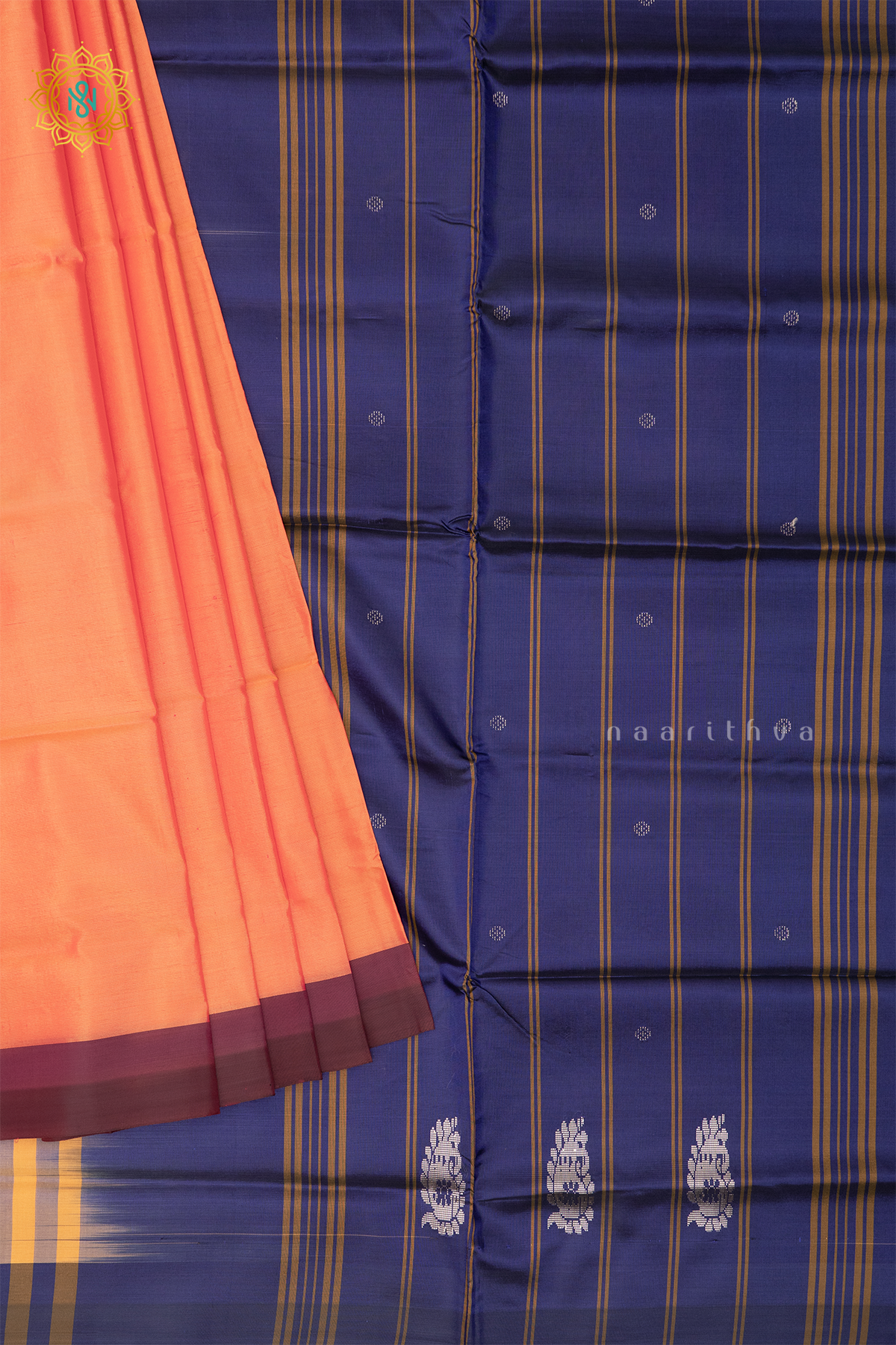ORANGE WITH BLUE - BANANA PITH