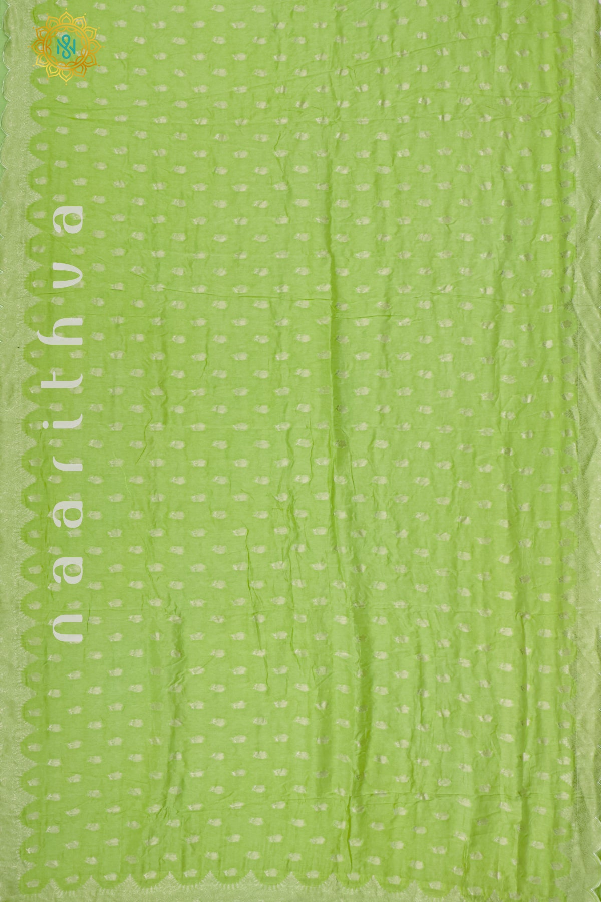 PISTA GREEN WITH BOTTLE GREEN - DOLA SILK